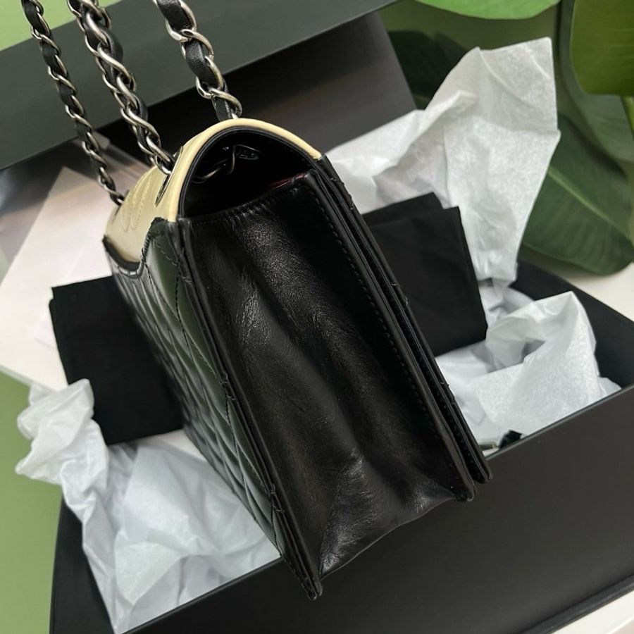 香奈兒/Chanel 拼色中古芭蕾鏈條包-2