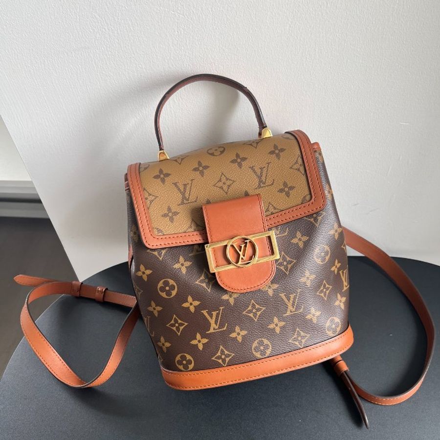 芯片款 路易威登/Louis Vuitton 達芙妮老花雙肩包-5