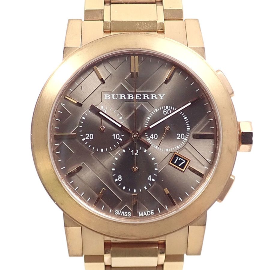 Burberry 男款石英錶,不鏽鋼材質,型號 BU9353,電池供電-0