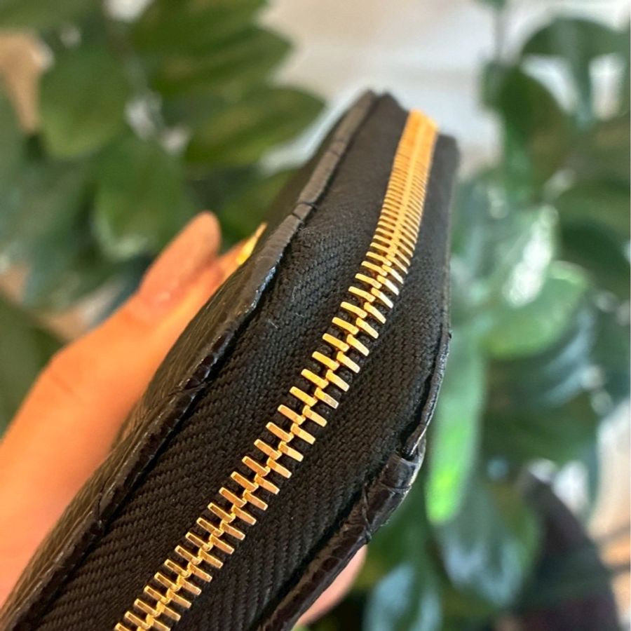 Chanel 黑荔枝金雙C零錢包👛超好用-16