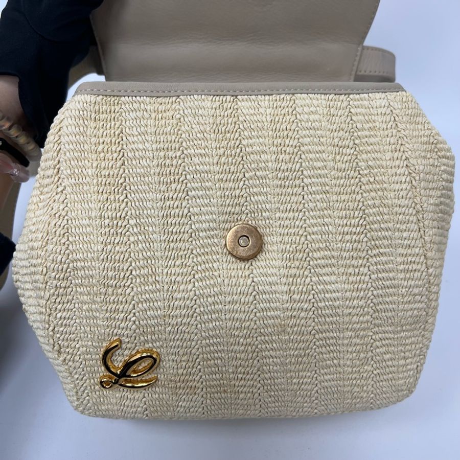 【赫蒂國際精品】Loewe 編織拼色斜背包 vintage 二手 中古-14