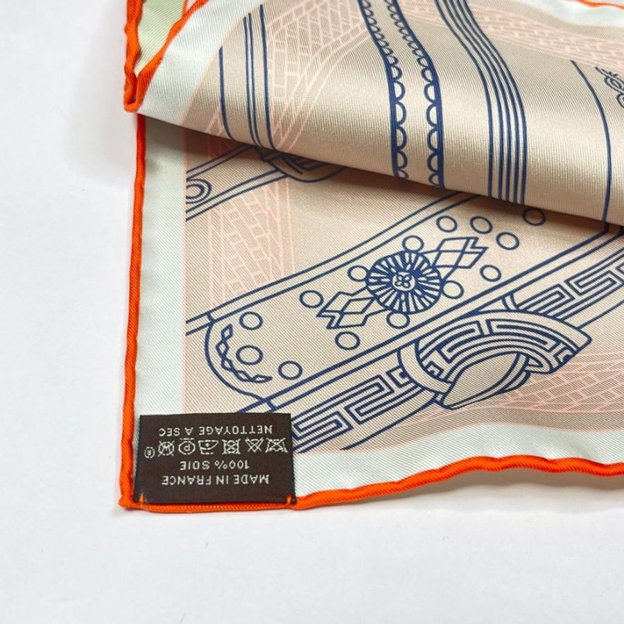 HERMES Concours d'Etriers Remix 70雙面方巾-9