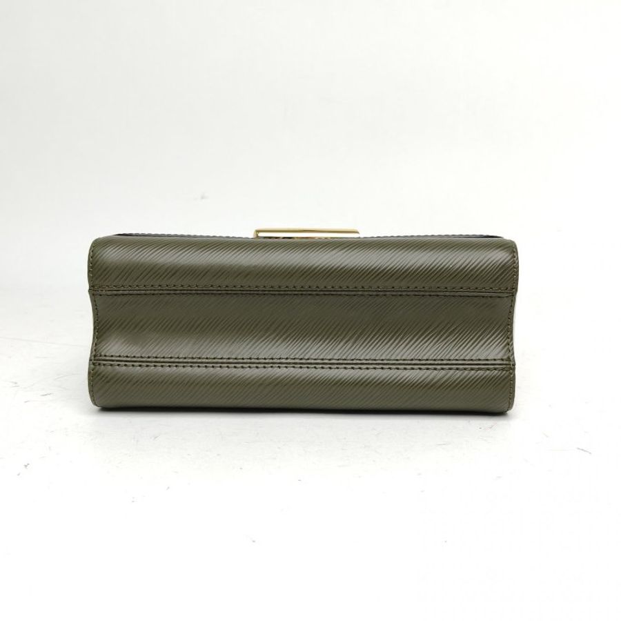 LOUIS VUITTON TWIST中號23拼色水波紋牛皮金扣肩背包-4