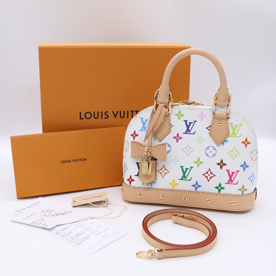 LV x TM 村上隆 Alma BB 白三彩 【Louis Vuitton 路易威登】-1