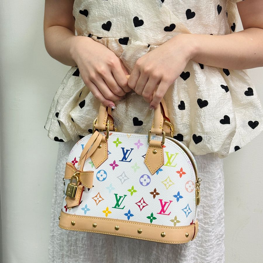 LV x TM 村上隆 Alma BB 白三彩 【Louis Vuitton 路易威登】-16