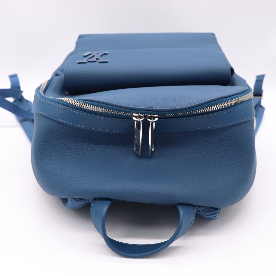 Louis Vuitton 路易威登 LV 藍色 牛皮 後背包-5