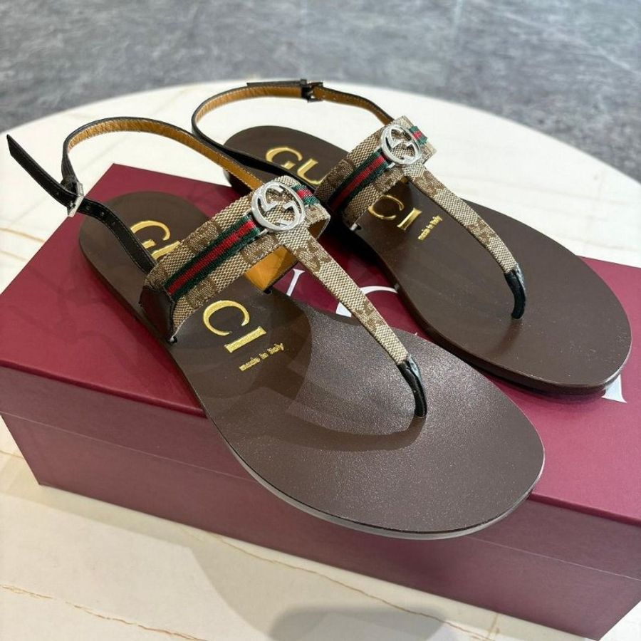 GUCCI 女士互扣式G型網狀涼鞋(35-40號 可訂購)-0