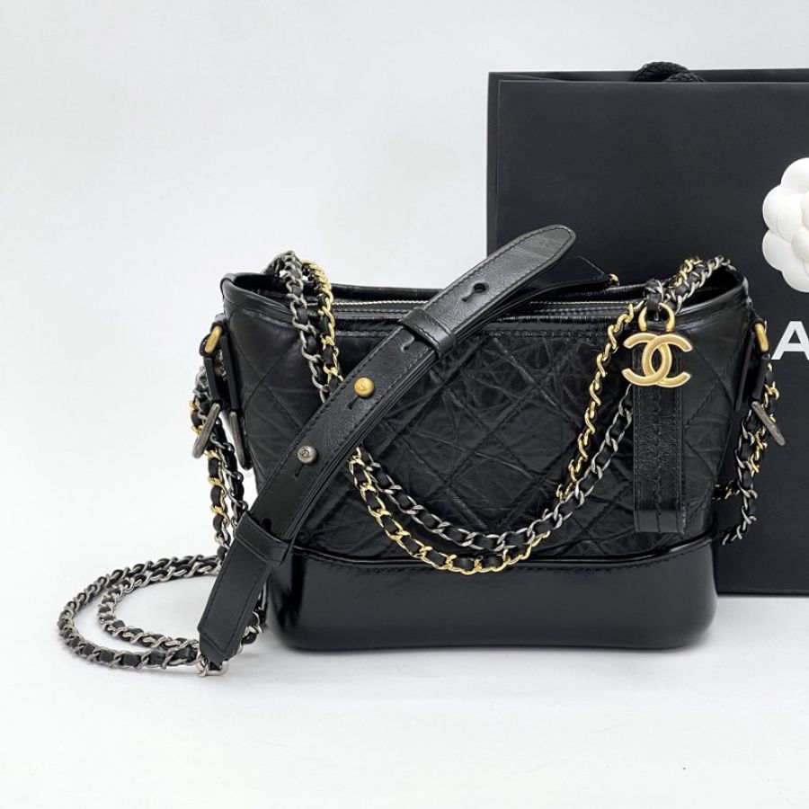 CHANEL Gabrielle hobo 流浪包小號 芯片款-0