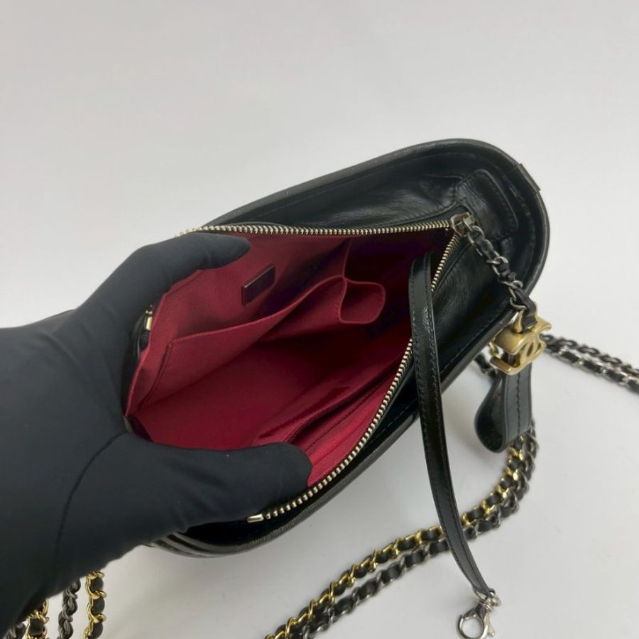 CHANEL Gabrielle hobo 流浪包小號 芯片款-5