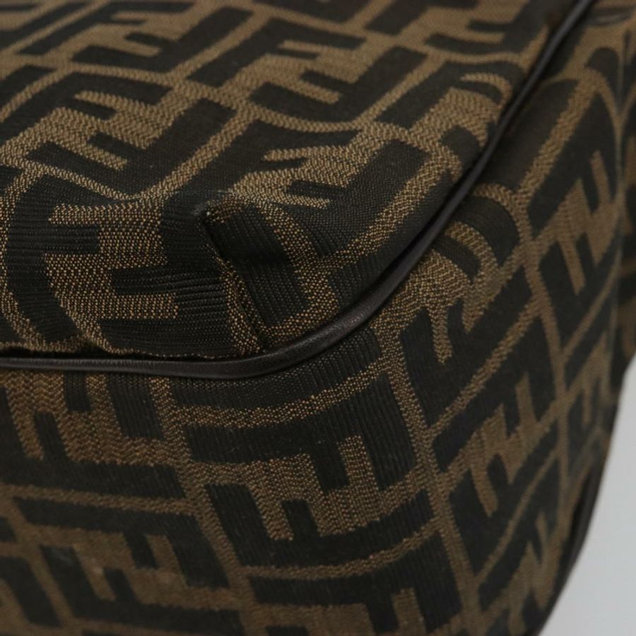 【日本直送】FENDI Zucca帆布托特包 黑色棕色 正品 BA13729V-14