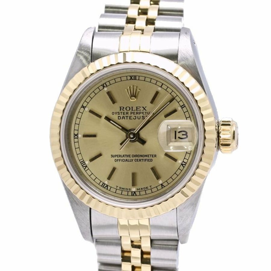 勞力士 Datejust 69173 女士腕錶,不鏽鋼 x 18K 金,40461-0