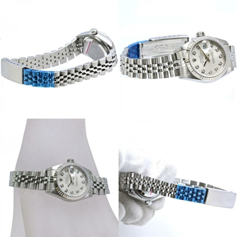 勞力士 Datejust 10P 鑲鑽 79174G 女士腕錶 SSx18KWG 40458-4