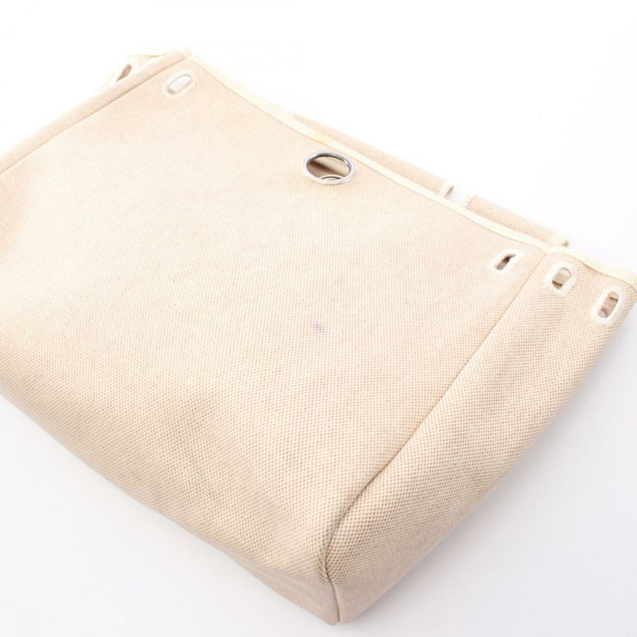 愛馬仕 Herbag PM 單肩手提包 E 034409CK Toile 軍官獵裝黑色 SHW-13