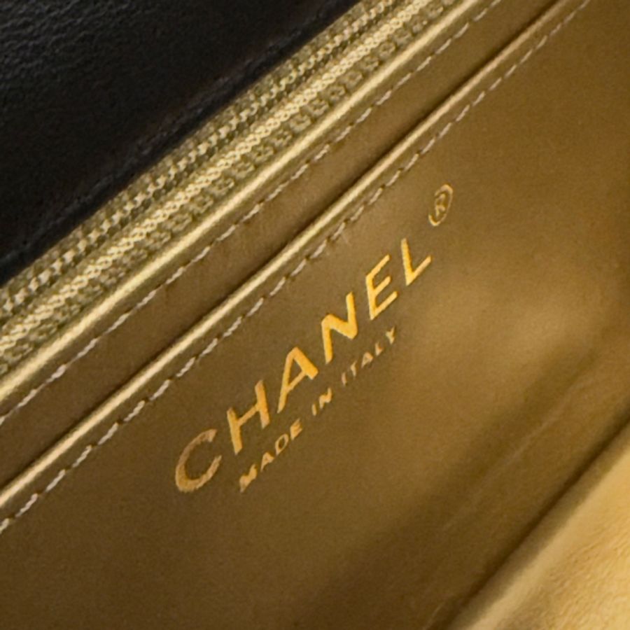 🖤Chanel 香奈兒 22B金球方胖黑色 二手閒置 芯片款🖤-35