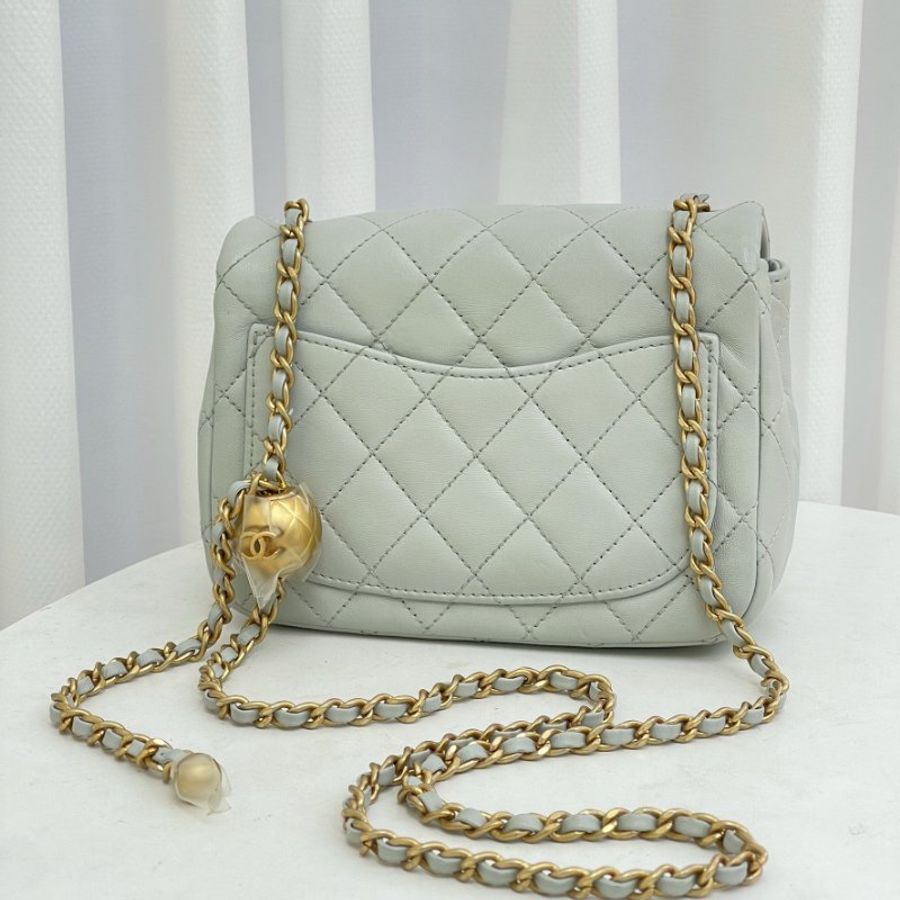 CHANEL 金球方胖 芯片款-1
