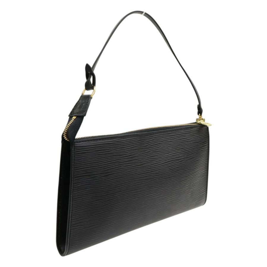 Pochette Accessoires 手提包 黑色 EPI水波紋 牛皮【LOUIS VUITTON LV 路易威登】 M52942-1