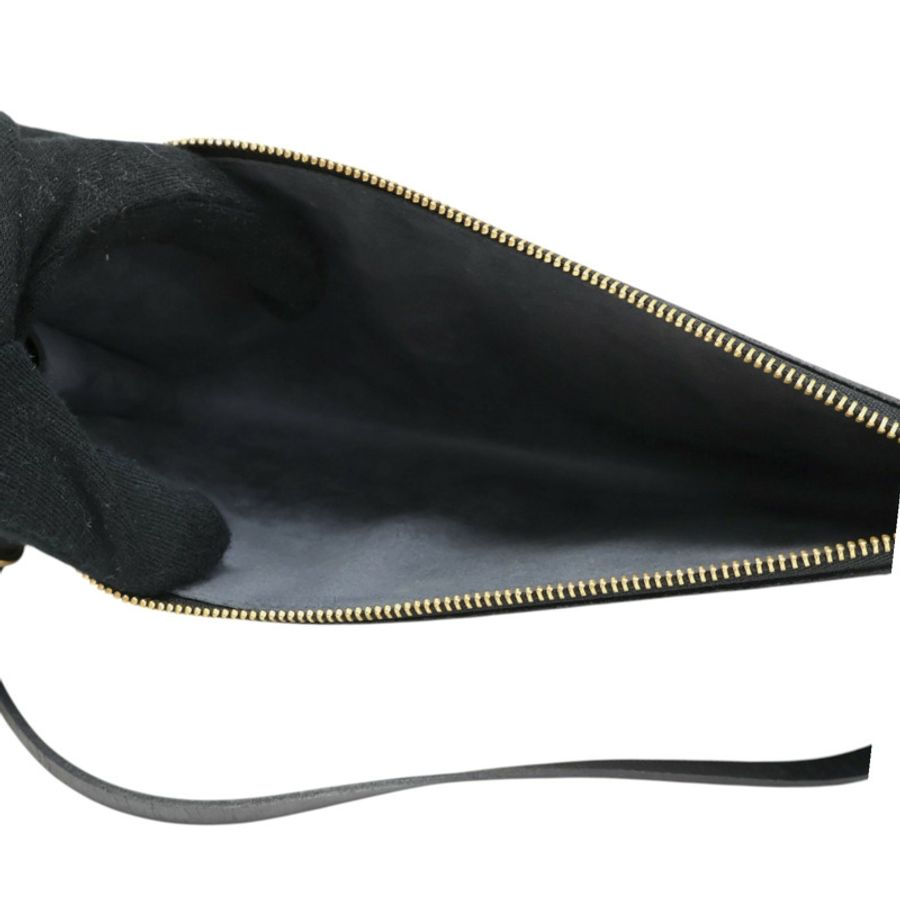 Pochette Accessoires 手提包 黑色 EPI水波紋 牛皮【LOUIS VUITTON LV 路易威登】 M52942-2