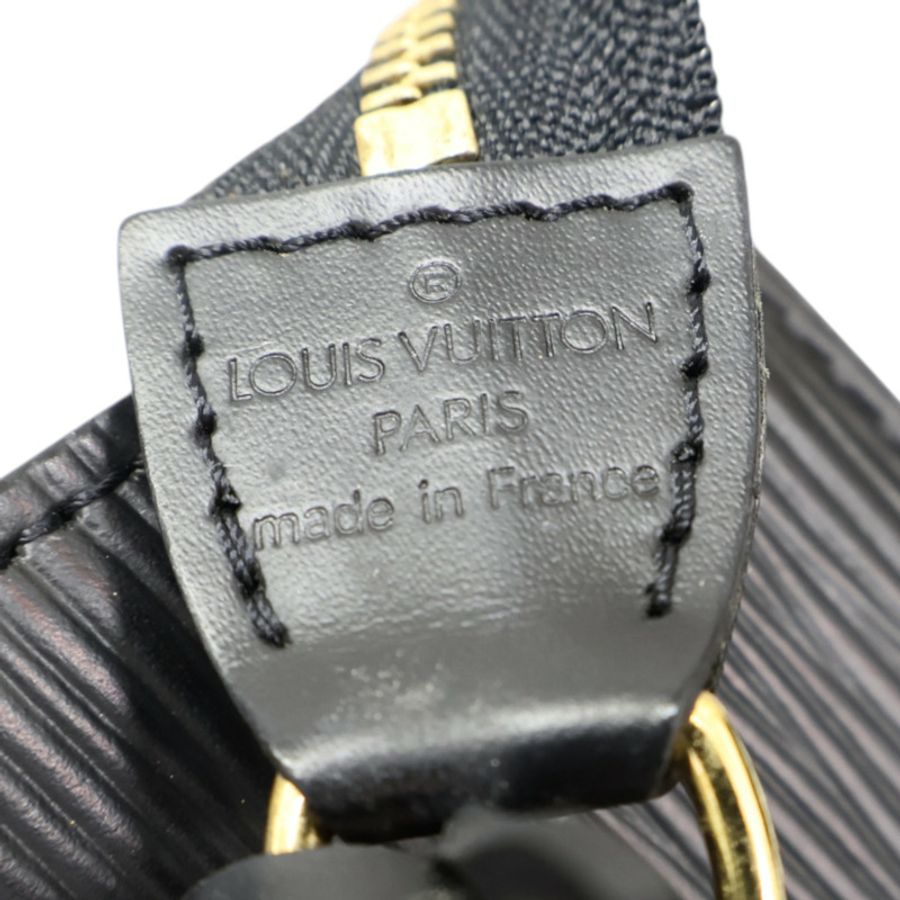 Pochette Accessoires 手提包 黑色 EPI水波紋 牛皮【LOUIS VUITTON LV 路易威登】 M52942-3