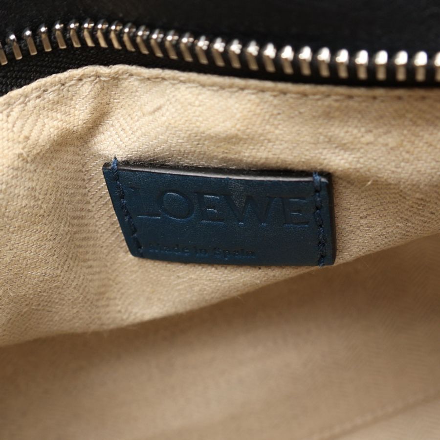 Small Puzzle 兩用包 藍色 牛皮【LOEWE 羅威】-3