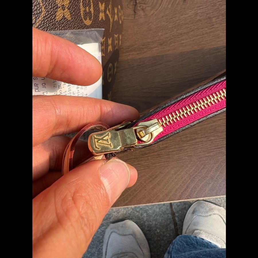 LV 路易威登 Neverfull 中號 玫紅內裡 晶片款 NF Tote包
購物袋 單肩手提包-3