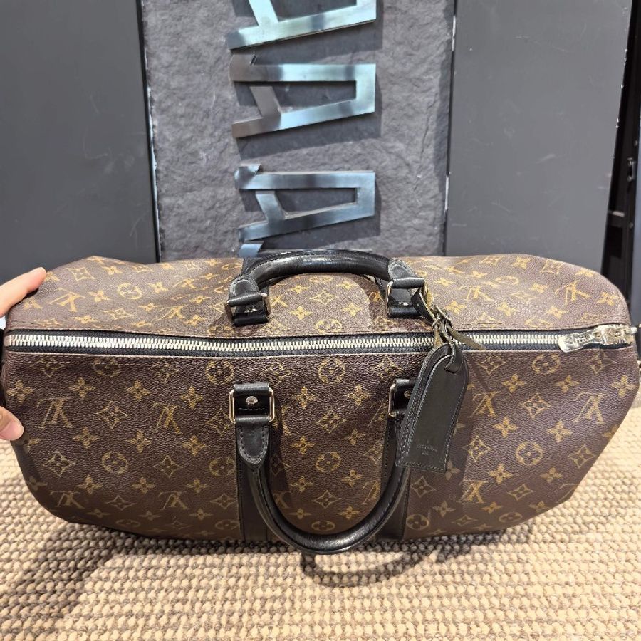 LV Keepall 45老花拼皮，男士款式，專櫃公價21600-5