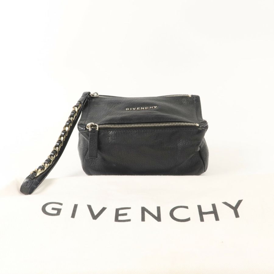 GIVENCHY 牛皮皮革Pandora Wristlet手拿包-8