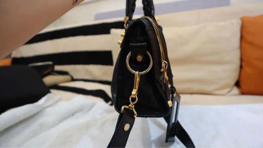 Balenciaga 巴黎世家機車包 Mini(無套件、圖20為賣家本人穿搭參考)-15
