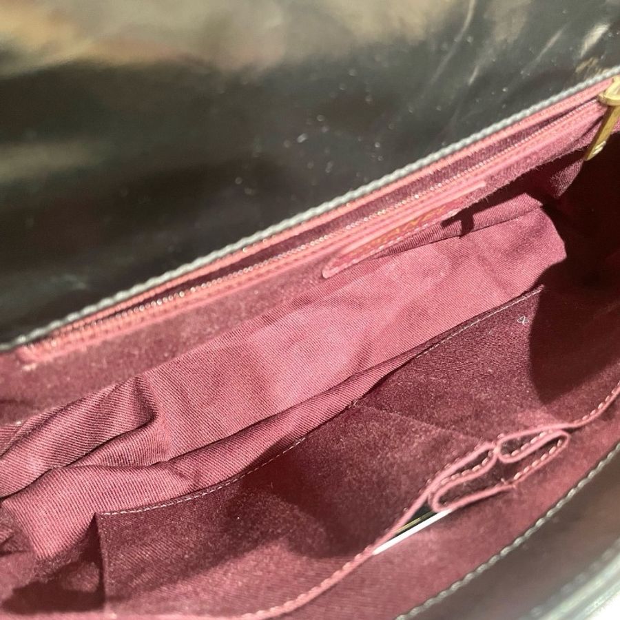 Chanel香奈兒紅色手柄孟買系列口蓋包-6