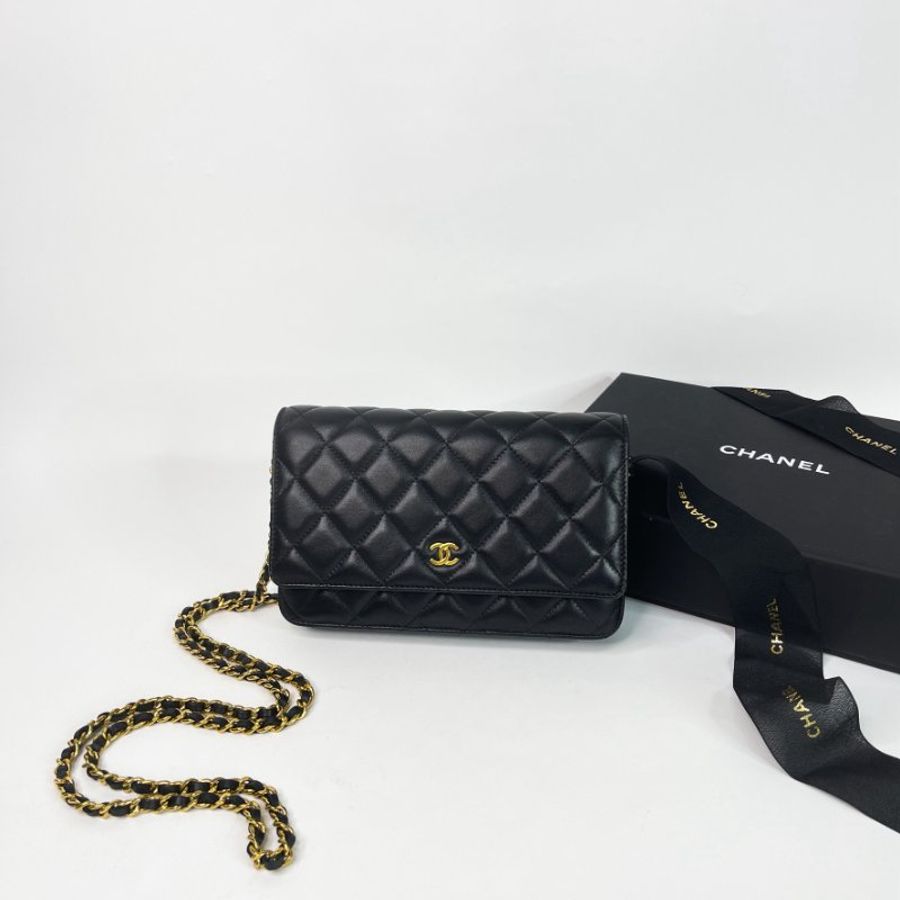 CHANEL WOC 羊皮金扣 芯片款-0