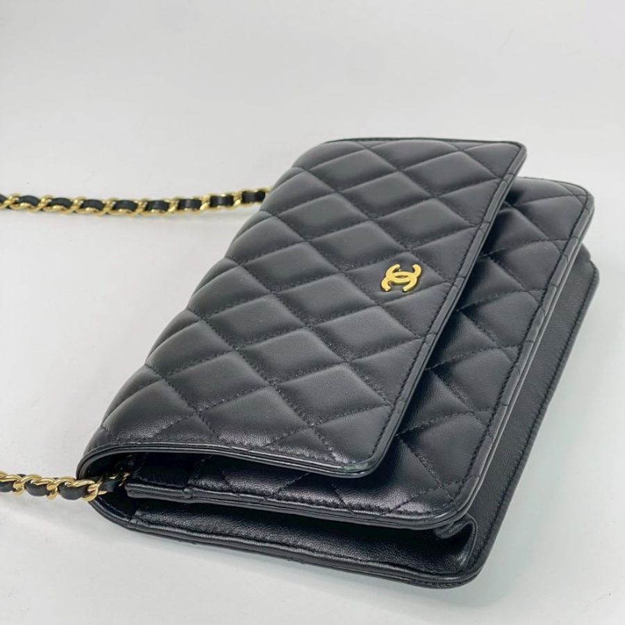 CHANEL WOC 羊皮金扣 芯片款-2