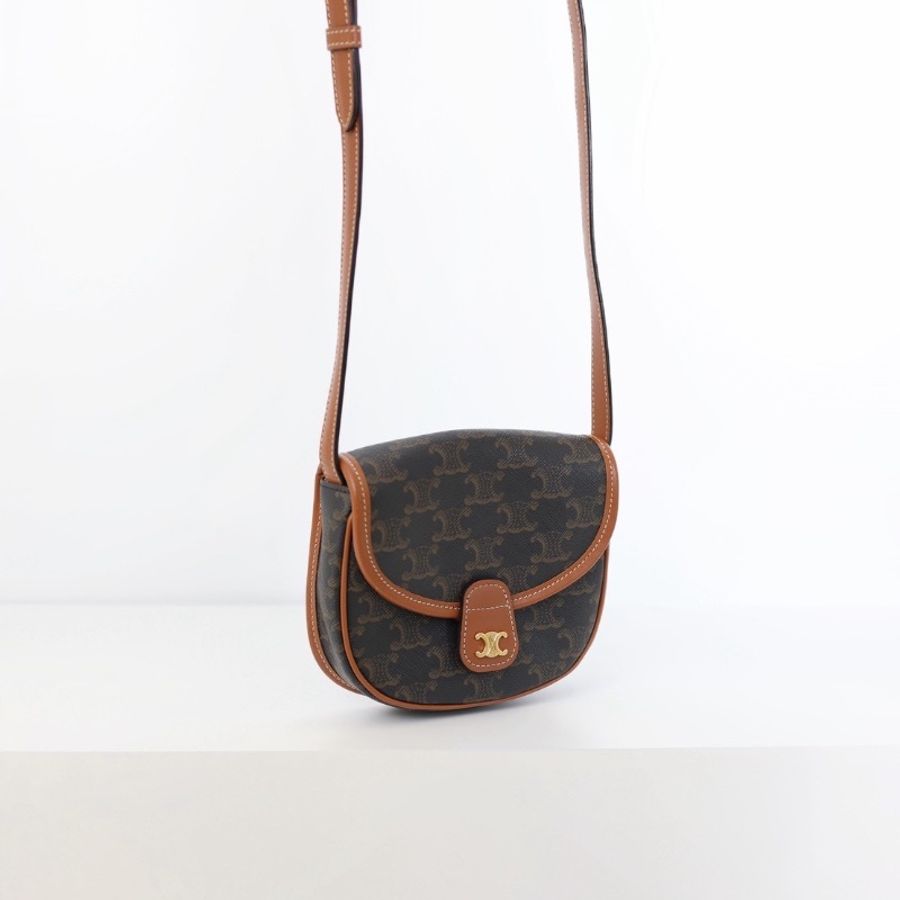 二手Celine mini 經典馬鞍包-1