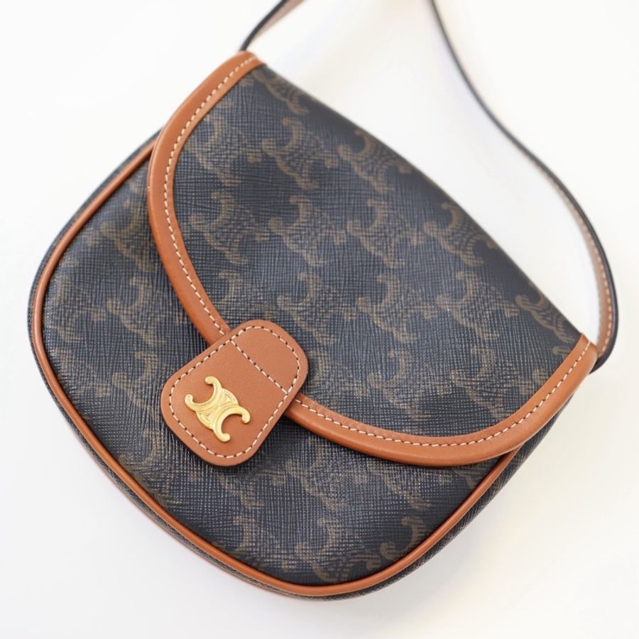 二手Celine mini 經典馬鞍包-3