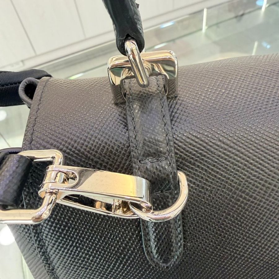 Prada Saffiano 皮革兩用提包-9