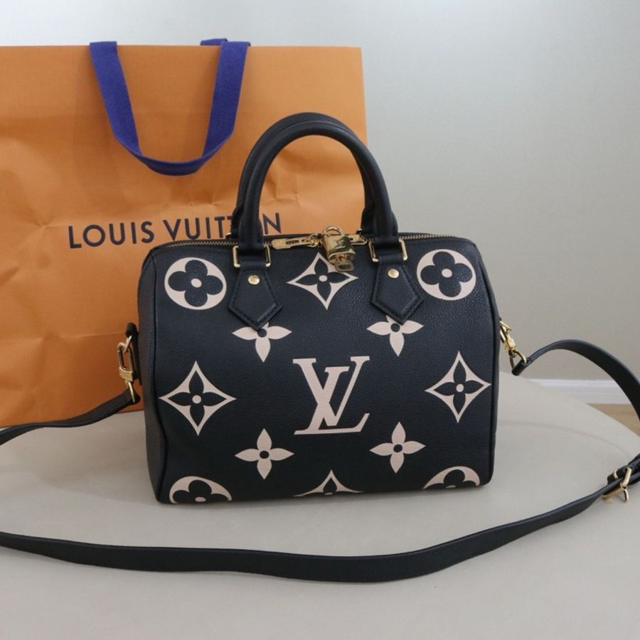 LV 路易威登Speedy 25全皮尺寸25*19*15,配件🈚-0
