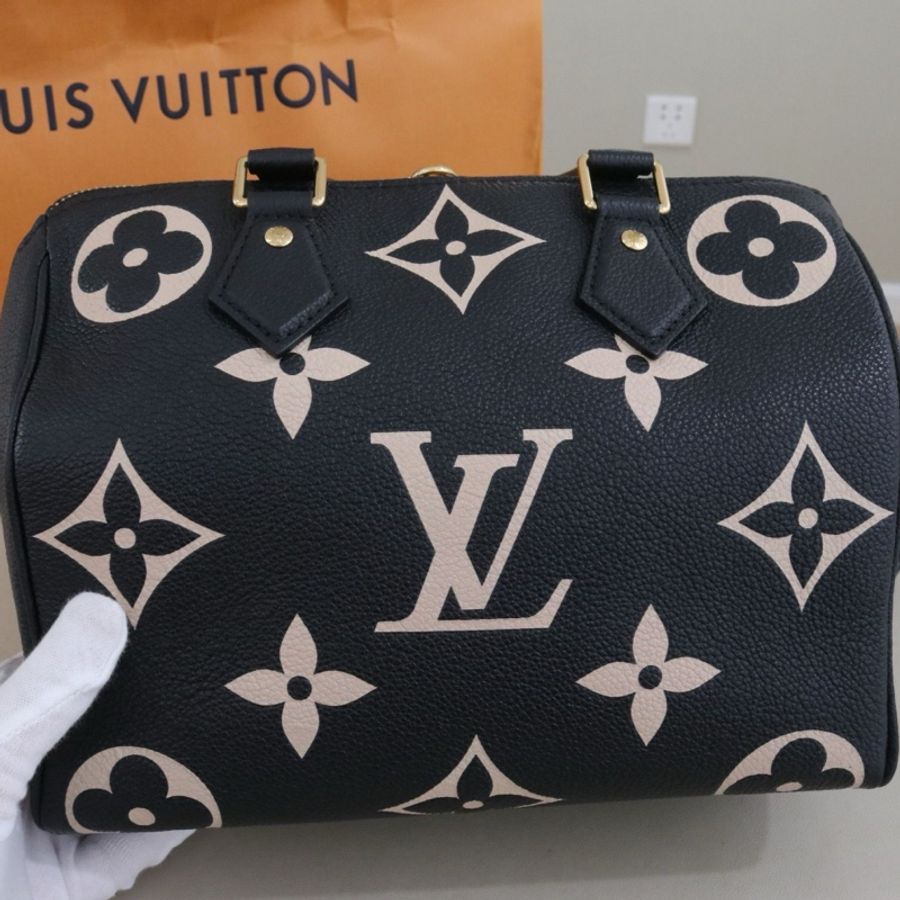 LV 路易威登Speedy 25全皮尺寸25*19*15,配件🈚-1