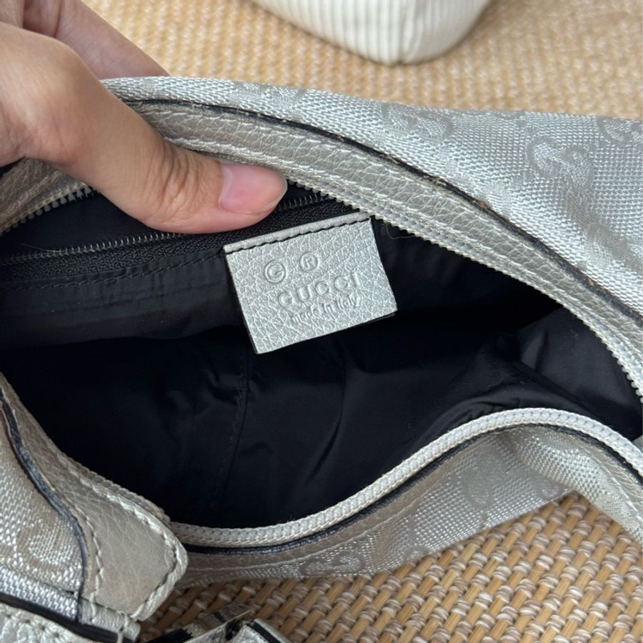 Gucci GG Canvas Small Hobo Bag-3
