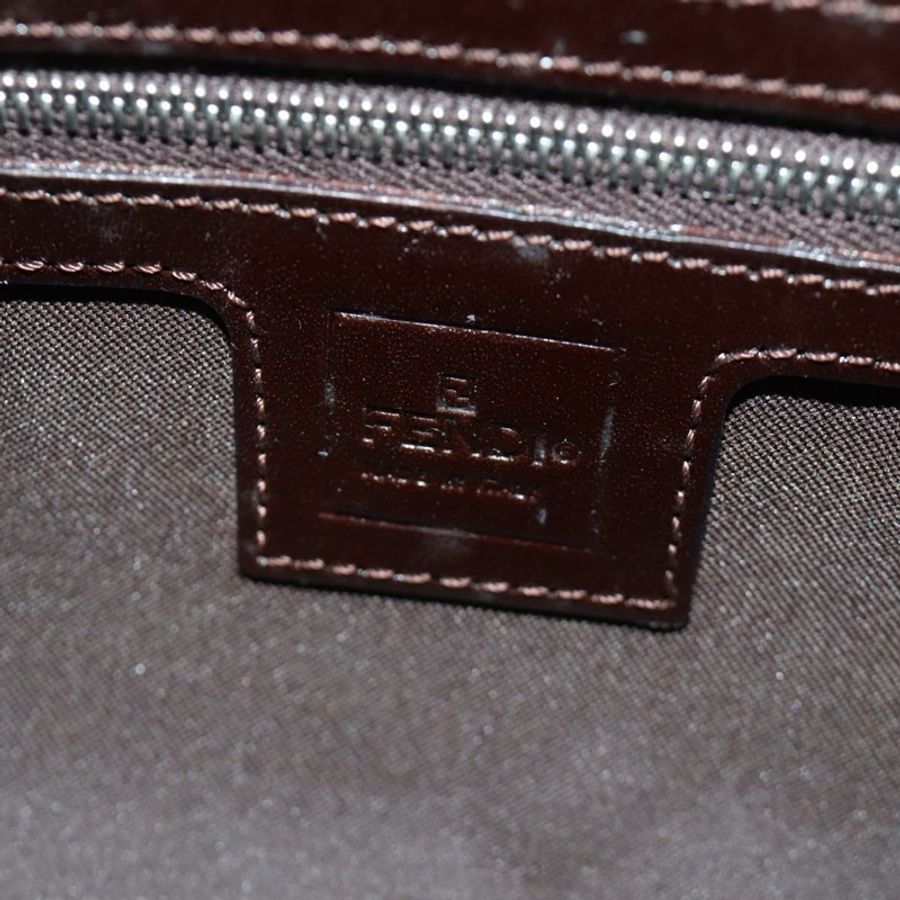 【日本直送】FENDI Zucca帆布Mamma Baguette單肩包 黑色棕色 正品 189121SV-21
