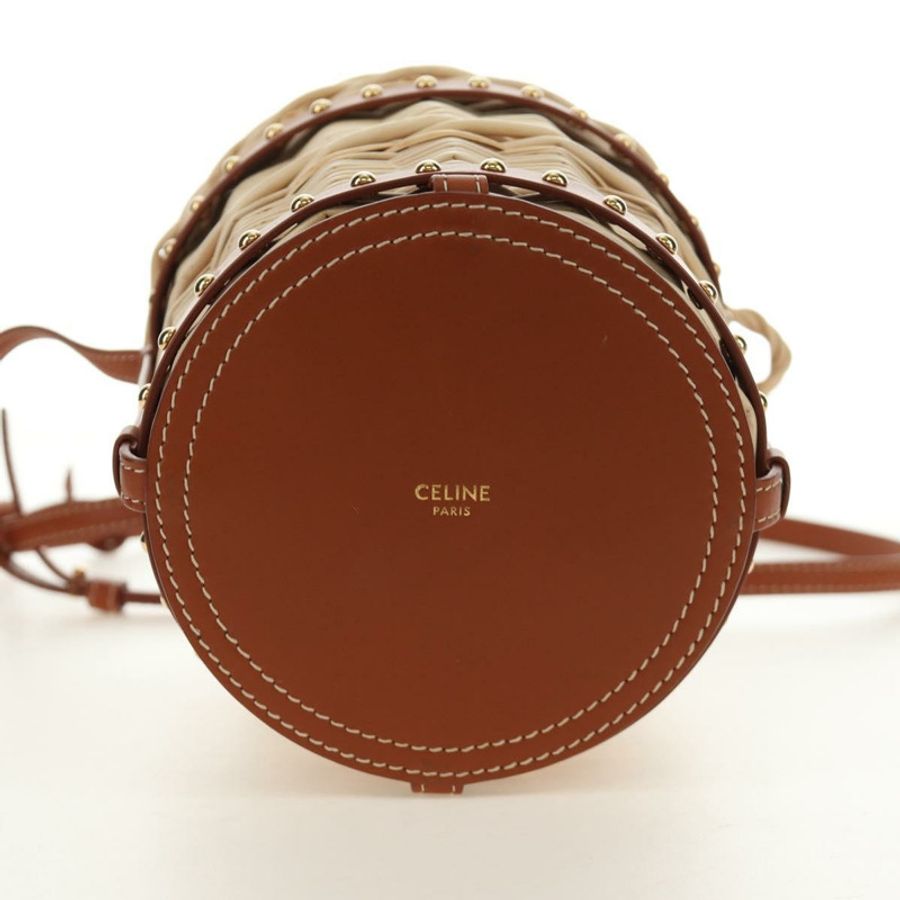 【日本直送】CELINE 藤編象牙金單背包 正品 189672M-4