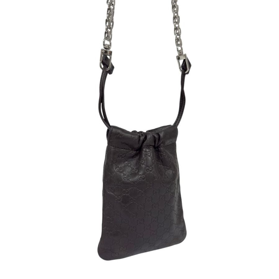 GUCCI *自加鏈>送無品牌鏈帶* GG 斜揹小袋-3