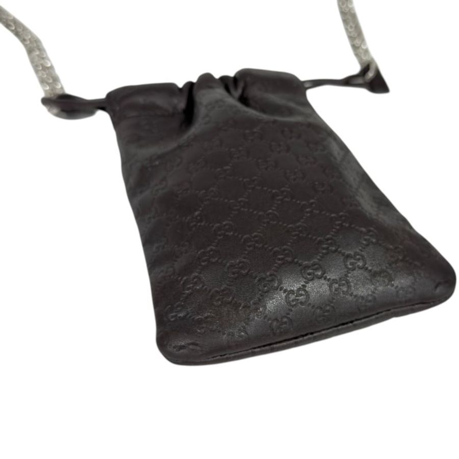 GUCCI *自加鏈>送無品牌鏈帶* GG 斜揹小袋-8