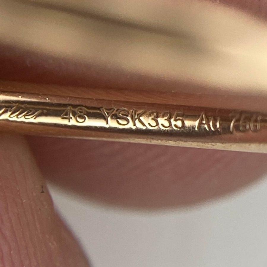 2025年大全套CARTIER卡地亚JUSTE UN CLOU玫瑰金头尾钻钉子戒指18K48码-9