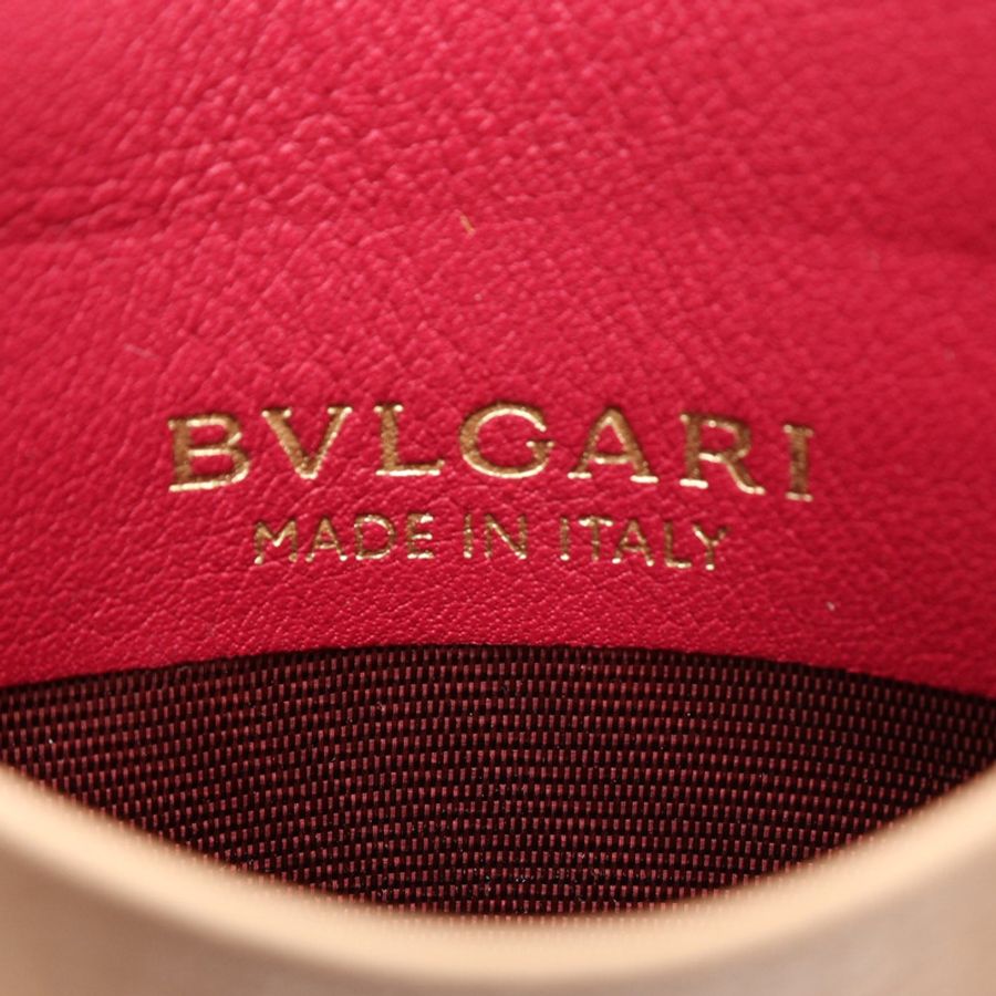 粉色牛皮 卡夾 名片夾【BVLGARI 寶格麗】 284370-3