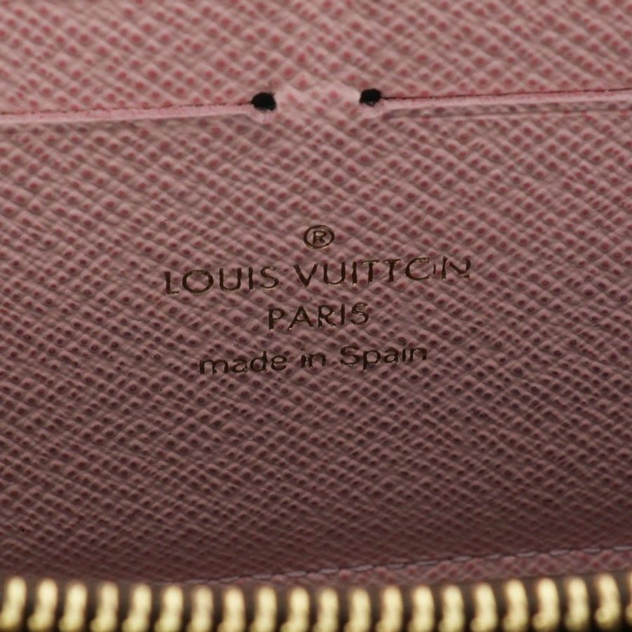 Clemence 拉鍊 長夾 棕色 原花帆布【LOUIS VUITTON LV 路易威登】 M61298-3
