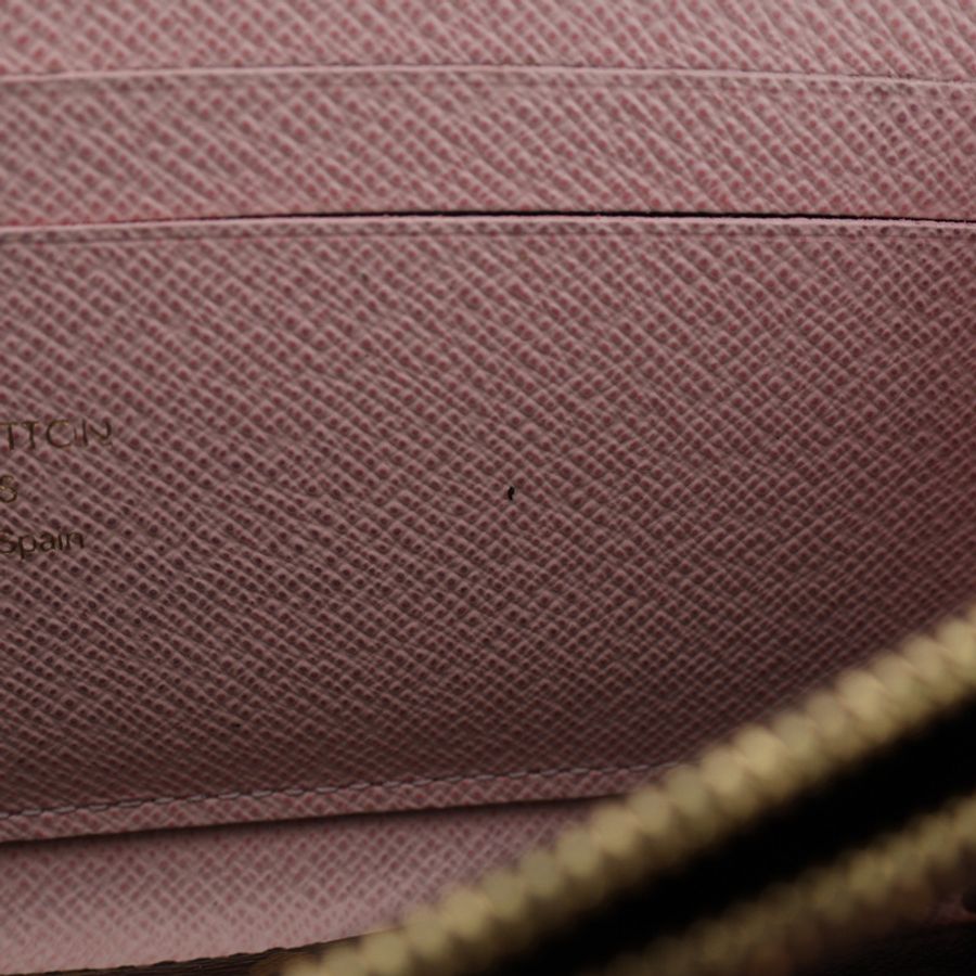 Clemence 拉鍊 長夾 棕色 原花帆布【LOUIS VUITTON LV 路易威登】 M61298-10