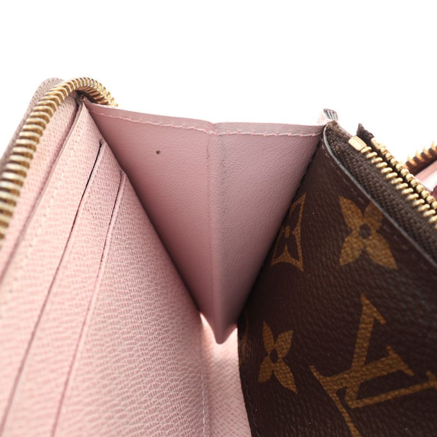 Clemence 拉鍊 長夾 棕色 原花帆布【LOUIS VUITTON LV 路易威登】 M61298-11