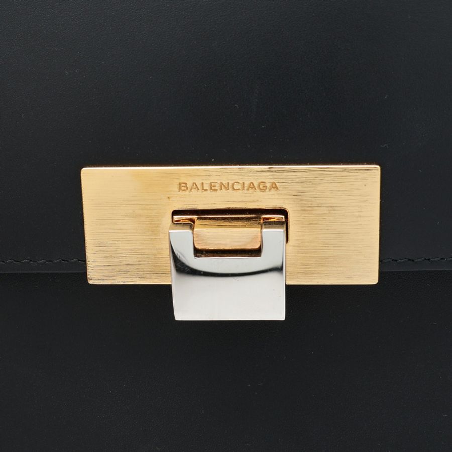 Le Dix 兩用包 黑色牛皮【BALENCIAGA 巴黎世家】 370655-9