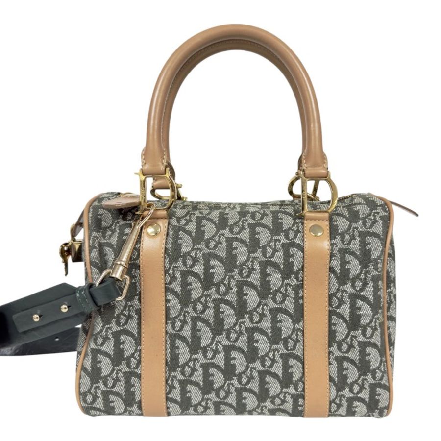 DIOR *自加帶>送無品牌肩帶* 老花 2用袋-3