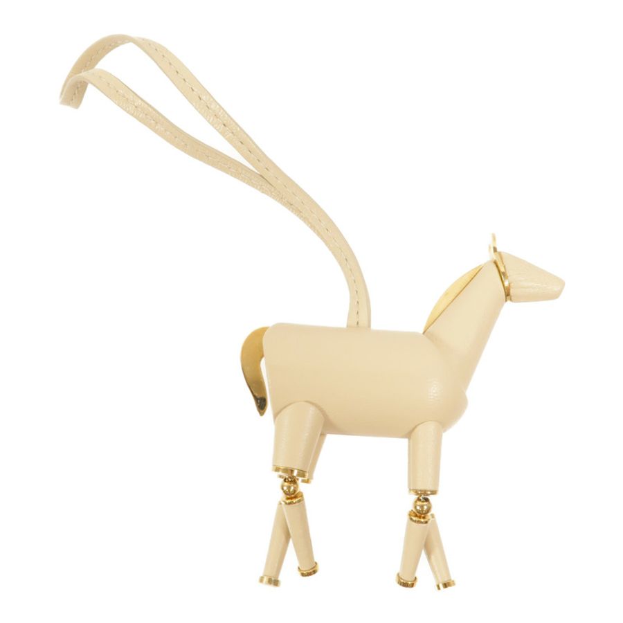 Loro Piana 牛皮皮革/金屬Llama Charm掛飾-1