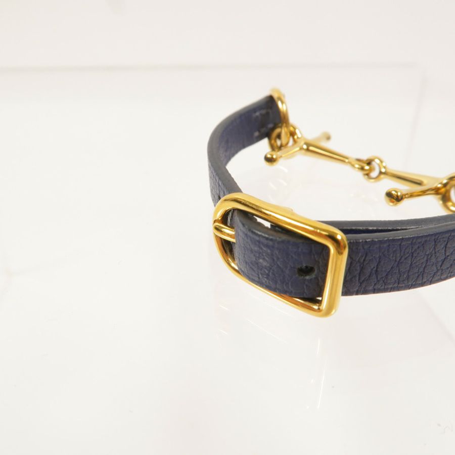 HERMES 羊皮皮革Mors Bracelet手鏈-6