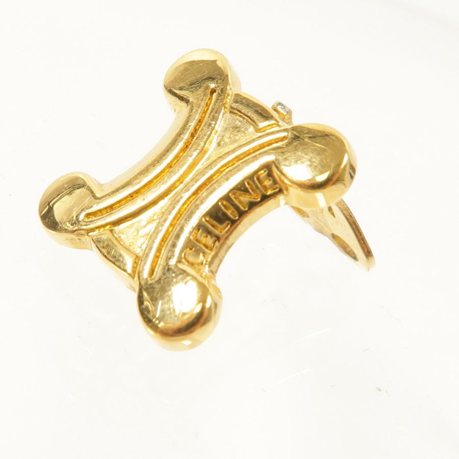 CELINE 金屬Clip-on Earrings耳環-5